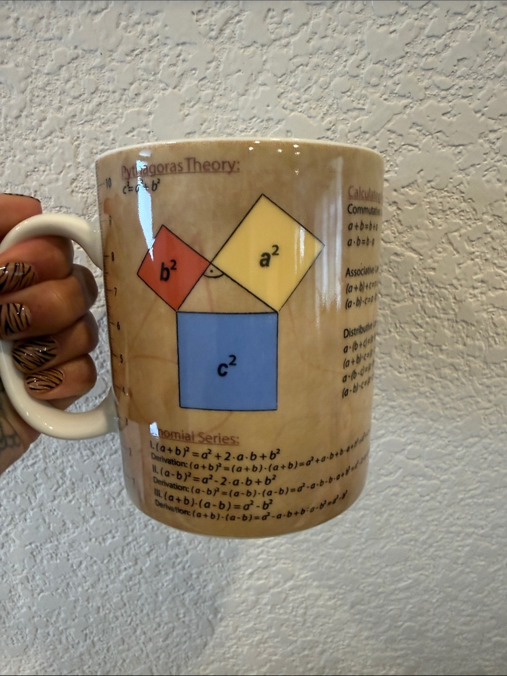 Math-Themed Ceramic Mug